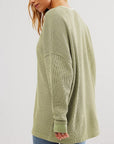 Round Neck Long Sleeve Sweatshirt