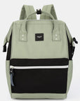 Himawari Water Resistant Canvas Backpack Bag with Side Pockets