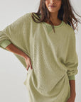 Round Neck Long Sleeve Sweatshirt