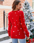 SANTA BABY Graphic Long Sleeve Sweater