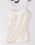 Light Gray Scoop Neck Adjustable Strap Cami