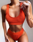 Sienna Scoop Neck Wide Strap Two-Piece Swim Set