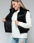 Snobbish Fine Fur Lining Quilted Vest