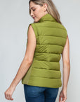 Snobbish Zip Up Turtleneck Vest with Pockets