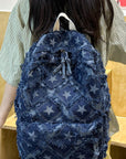 Star Denim Backpack Bag