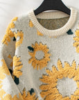 Sunflower Round Neck Long Sleeve Sweater