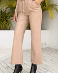 Ivy Lane Drawstring Wide Leg Long Pants