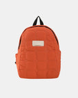 Quilted Polyester Backpack Bag