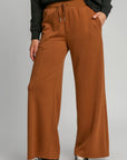 Umgee Drawstring Wide Leg Pants with Pockets