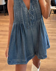 Tied Romper with Pockets