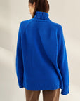 Turtle Neck Raglan Sleeve Sweater