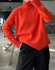 Turtle Neck Raglan Sleeve Sweater