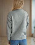 Turtleneck Dropped Shoulder Long Sleeve Sweater