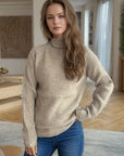 Turtleneck Long Sleeve Sweater