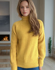 Turtleneck Long Sleeve Sweater