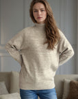 Turtleneck Raglan Sleeve Sweater