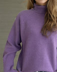 Turtleneck Raglan Sleeve Sweater