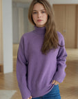 Turtleneck Raglan Sleeve Sweater