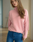 Turtleneck Raglan Sleeve Sweater