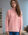 Turtleneck Raglan Sleeve Sweater