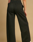 Umgee Drawstring Wide Leg Pants with Pockets