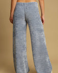 Umgee Elastic Waist Wide Leg Pants