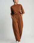 Umgee Full Size Drawstring Wide Leg Pants with Pockets