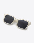 White Smoke UV400 Polycarbonate Square Sunglasses