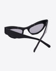 UV400 Rhinestone Trim Cat-Eye Sunglasses