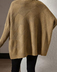 V-Neck Batwing Sleeve Sweater