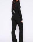 V-Neck Long Sleeve Top and Pants Set