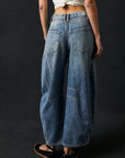 Wide Leg Jeans with Pockets