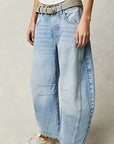 Wide Leg Jeans with Pockets