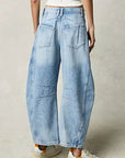 Wide Leg Jeans with Pockets