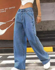 Wide Leg Jeans with Pockets