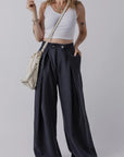 Wide Leg Pants with Pockets