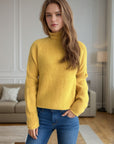 Turtleneck Long Sleeve Sweater