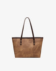 White Smoke PU Leather Tote Bag