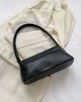 Light Gray PU Leather Shoulder Bag