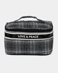 Fame Love & Peace Striped Handle Bag