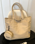 Canvas Tote Bag with Pouch