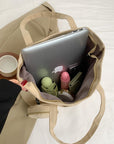 Canvas Tote Bag with Pouch