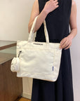 Canvas Tote Bag with Pouch