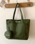 Canvas Tote Bag with Pouch