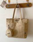 Canvas Tote Bag with Pouch