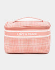 Fame Love & Peace Striped Handle Bag