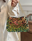 Sequin Removable Strap Shoulder Bag