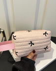 Texture Contrast Bow Wristlet