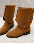 Point Toe Block Heel Boots