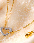 18K Gold-Plated Heart Bracelet